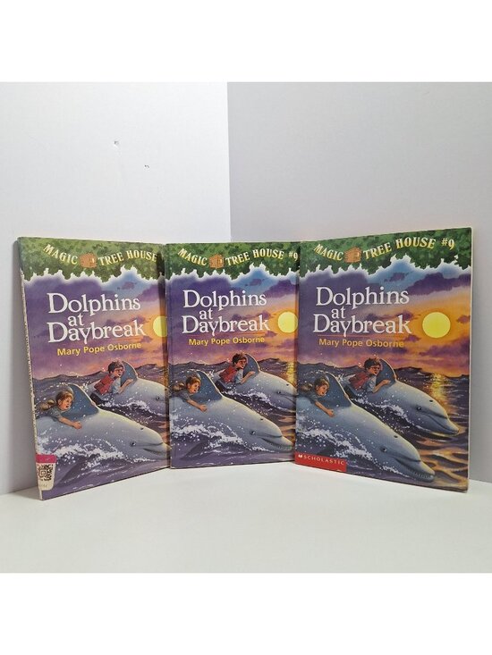 Scholastic Other - Magic Tree House Dolphins At Daybreak Mary Pope Osborne 3 Book Lot